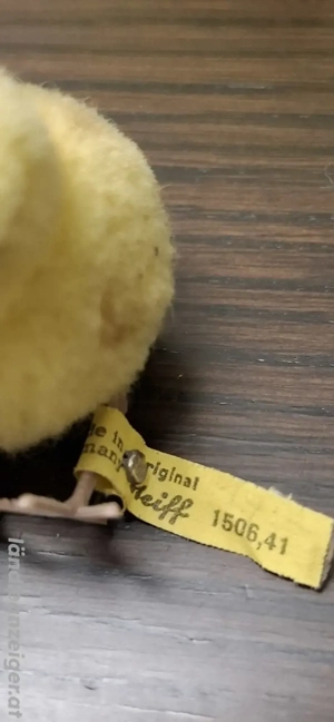 Original STEIFF Wollküken Bild 3