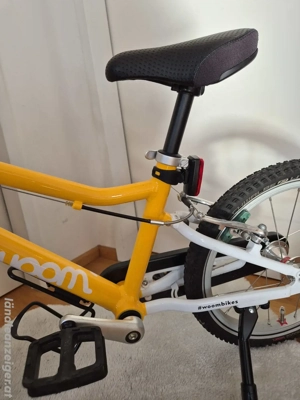 Woom Fahrrad 3 inkl. Ständer und Getränkehalterung Bild 4