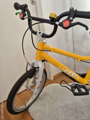 Woom Fahrrad 3 inkl. Ständer und Getränkehalterung Bild 2