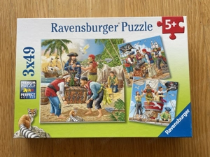 Ravensburger Puzzle 3x49 Teile Piraten Bild 3