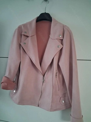 Lässige Retro-Wildleder-Imitat Jacke  Bild 3