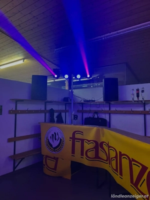 Eventtechnik in Vorarlberg mieten - Musikanlage, Lichttechnik, Nebelmaschine, DJ und vieles mehr Bild 3