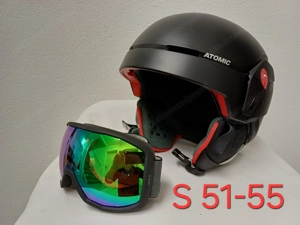 Verkaufe Kinderskihelm mit Skibrille Größe S   51-55 cm