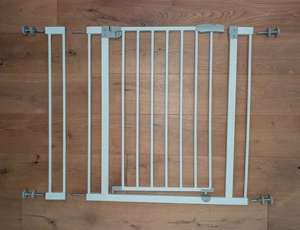Hauck Open'n Stop 2 Tür- und Treppenschutzgitter Set + 9 cm Verlängerung - Weiß