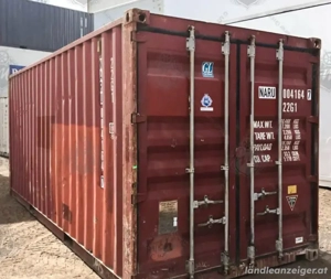 20 Fuß Lagercontainer, Seecontainer, Baucontainer,Materialcontainer Bild 3