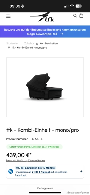 tfk Mono 2 Babywanne  Bild 5