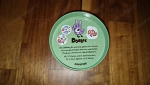 Spiel Dobble mit Tieren oder mit Zahlen, handgenähter Beutel  Turnbeutel Kleinkindgröße Bild 7