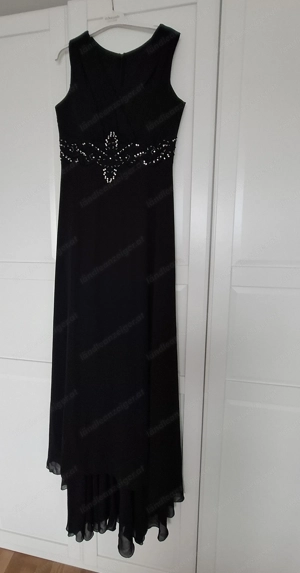 Elegante Abendkleider Ballkleid neu königsblau + schwarz Bild 3