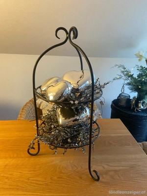 Weihnachtsdeko gesamt mit Eisengestell 