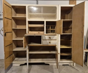 Retro Vintage, alter antiker Küchenschrank (Kredenz)  Bild 3