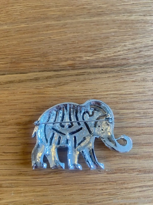 Brosche Elefant 