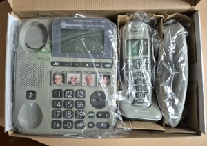 Amplicomm Combo Power Tel 1880 - Seniorentelefon inkl. Anrufbeanworter, Handy und Freisprechen Bild 7