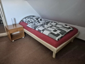 Bettgestell inkl. Lattenrost, Matratze und Matratzenschoner (120 x 200) Bild 5