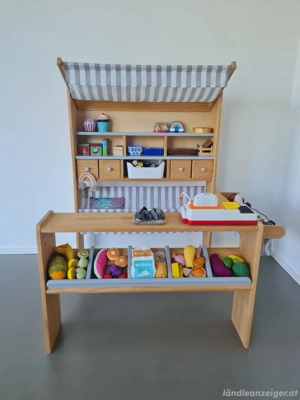 Kinder Marktstand 'Lucy', grau - Pinolino