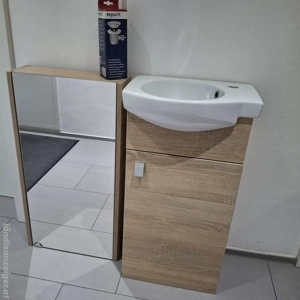 Badmöbelset 3 teilig, Spiegelschrank, WC Möbelset