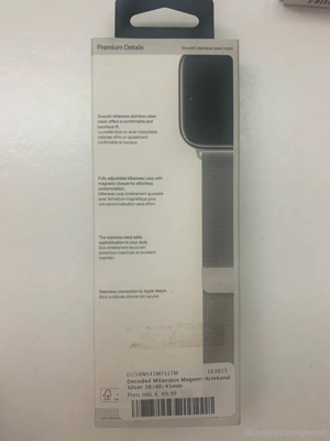 Milanaise Magnet Armband Apple Watch Bild 2