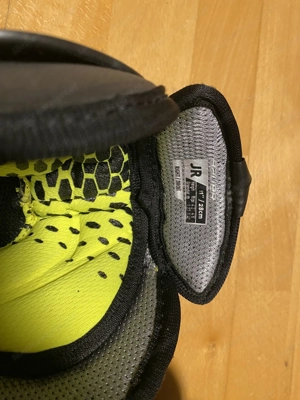 Hockey Ausrüstung Set Marke Bauer - Schienbeinschoner Handschuhe Ellenbogenschutz Schulter- Rückensc Bild 2