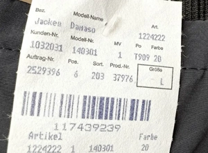 Herren Jacke Digel, Gr. L - Neu Bild 3