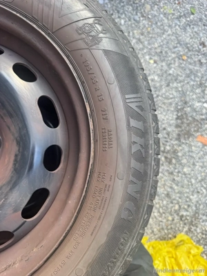 4x Viking Sommerreifen 195 65 R15 91V auf Stahlfelgen Bild 3