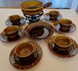 Fondue Set - 70 80er Jahre