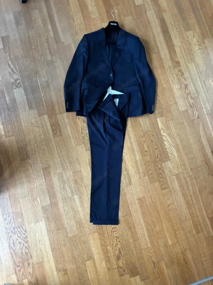 Edler Ermenegildo Zegna Anzug - Blau, Gr. 52 100% Wolle - Wie Neu Bild 4