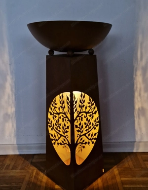 Beleuchtete Decosäule