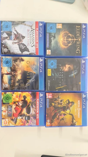 ps4 slim mit spielen zu verkaufen Bild 2