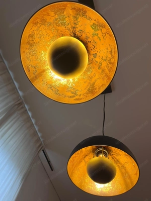 Hängeleuchte "Sattelight" schwarz gold Bild 3