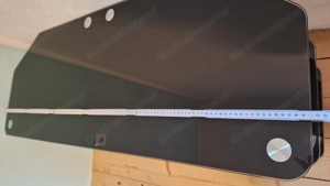 TV Regal schwarz Silber Glas Bild 3