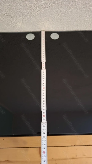 TV Regal schwarz Silber Glas Bild 4