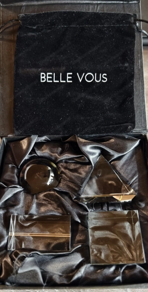 BELLE VOUS K9 Kristall Prismen Dreieck, Kugel, Pyramide, Würfel - Fotografie Glas Prisma Spe