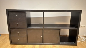 Gratis: Sideboard Ikea Kallax in schwarzbraun Bild 2