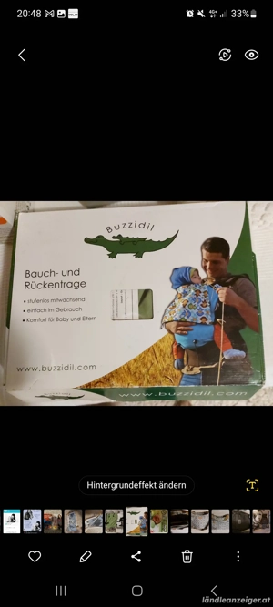 Babytrage Buzzidil Bild 2