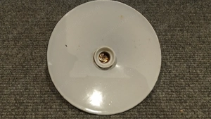 Lampenschirm Emaille mit Fassung E27 Bild 2