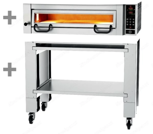 Gastro Pizzaofen GGM POP434E mit Untergestell   Ideal für Profis Bild 2