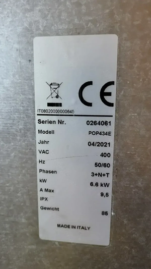 Gastro Pizzaofen GGM POP434E mit Untergestell   Ideal für Profis Bild 6