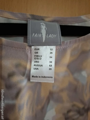 2 Stück Blusentop mit Blütendruck Größe 52 Bild 4