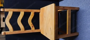 4 Tischler Holz Stühle 