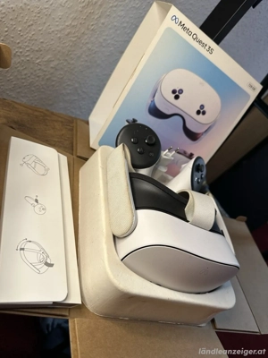 Meta Quest 3S VR Headset 128GB - Virtual Reality Games Fitness  OVP NEU Bild 4