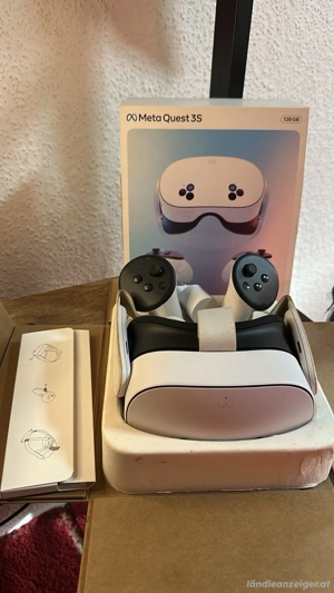 Meta Quest 3S VR Headset 128GB - Virtual Reality Games Fitness  OVP NEU Bild 2