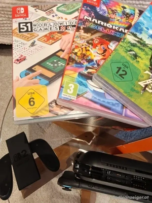 Nintendo Switch 2 Konsole Schwartz+ Spiele  Bild 3