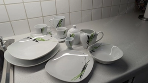 Komplettes Speise und Kaffeeservice 6teilig 