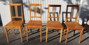 Fichtenholzstühle "alt"