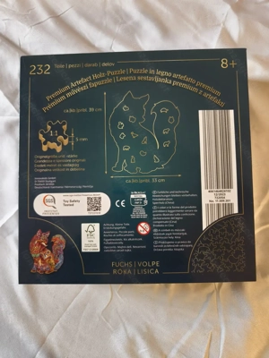 Artefact Bunter Fuchs Puzzle Holz Puzzle Tiere Bild 2