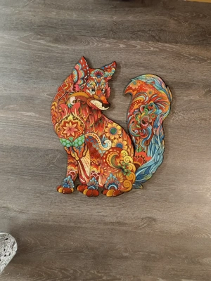 Artefact Bunter Fuchs Puzzle Holz Puzzle Tiere Bild 3