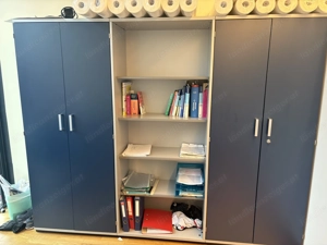 Büroschrank B 240, H 190 cm T 43 cm 