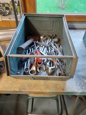 Gabelschlüssel samt Schäferkiste zu verkaufen Bild 2