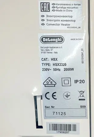 Elektroheizgerät De Longhi HSX2320 Bild 2