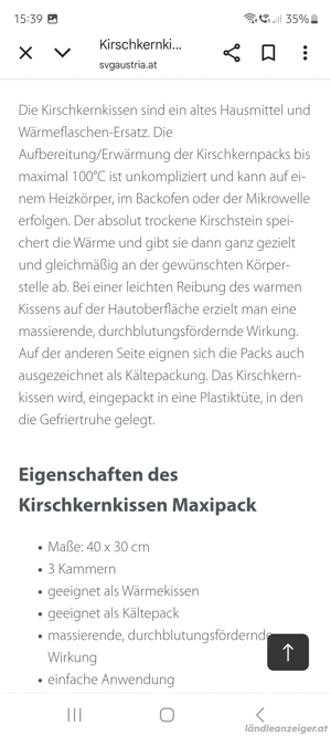 kirschkernkissen  Bild 3