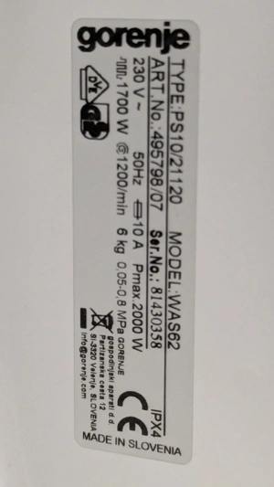 Waschmaschine Gorenje  Bild 3